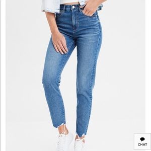 Brand new American Eagle dark wash mom jean